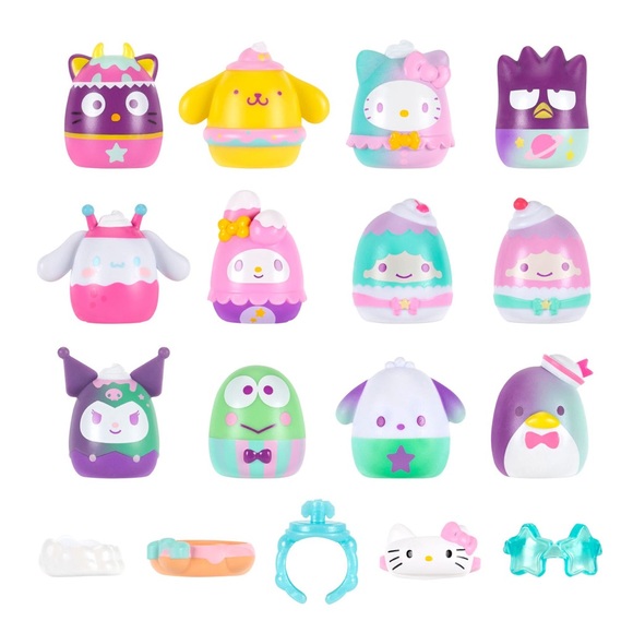 Squishmallows Hello Kitty and Friends Squish-a-longs 12-Pack NWT - Picture 3 of 8